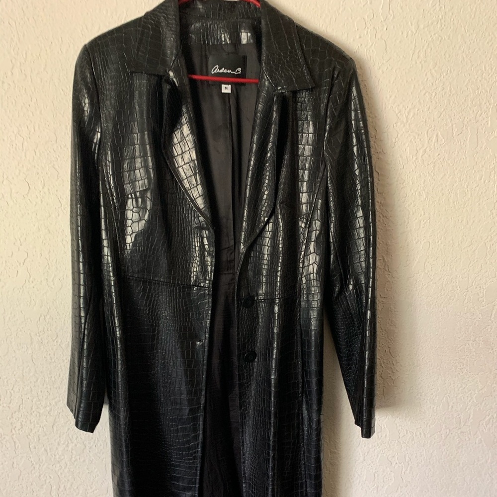 Alligator leather jacket
